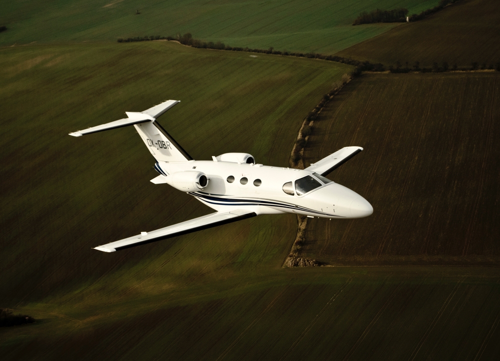 Cessna Citation in flight